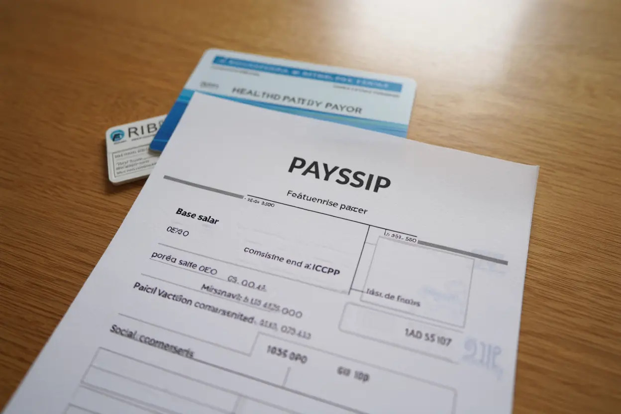 Exemple détaillé d'un bulletin de paie d'intérimaire