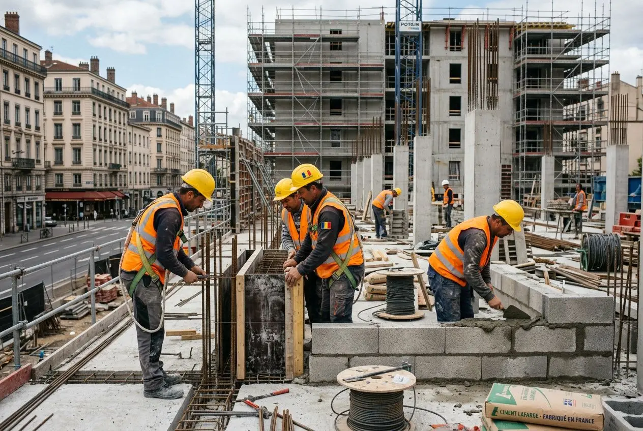 Intérim construction Roumanie : recruter des ouvriers du bâtiment