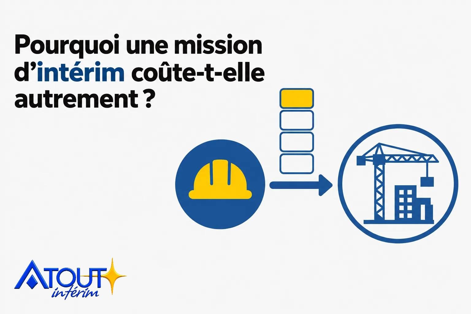 Le casque de chantier jaune et une icône de bâtiment en construction illustrant une transition vers une industrie de