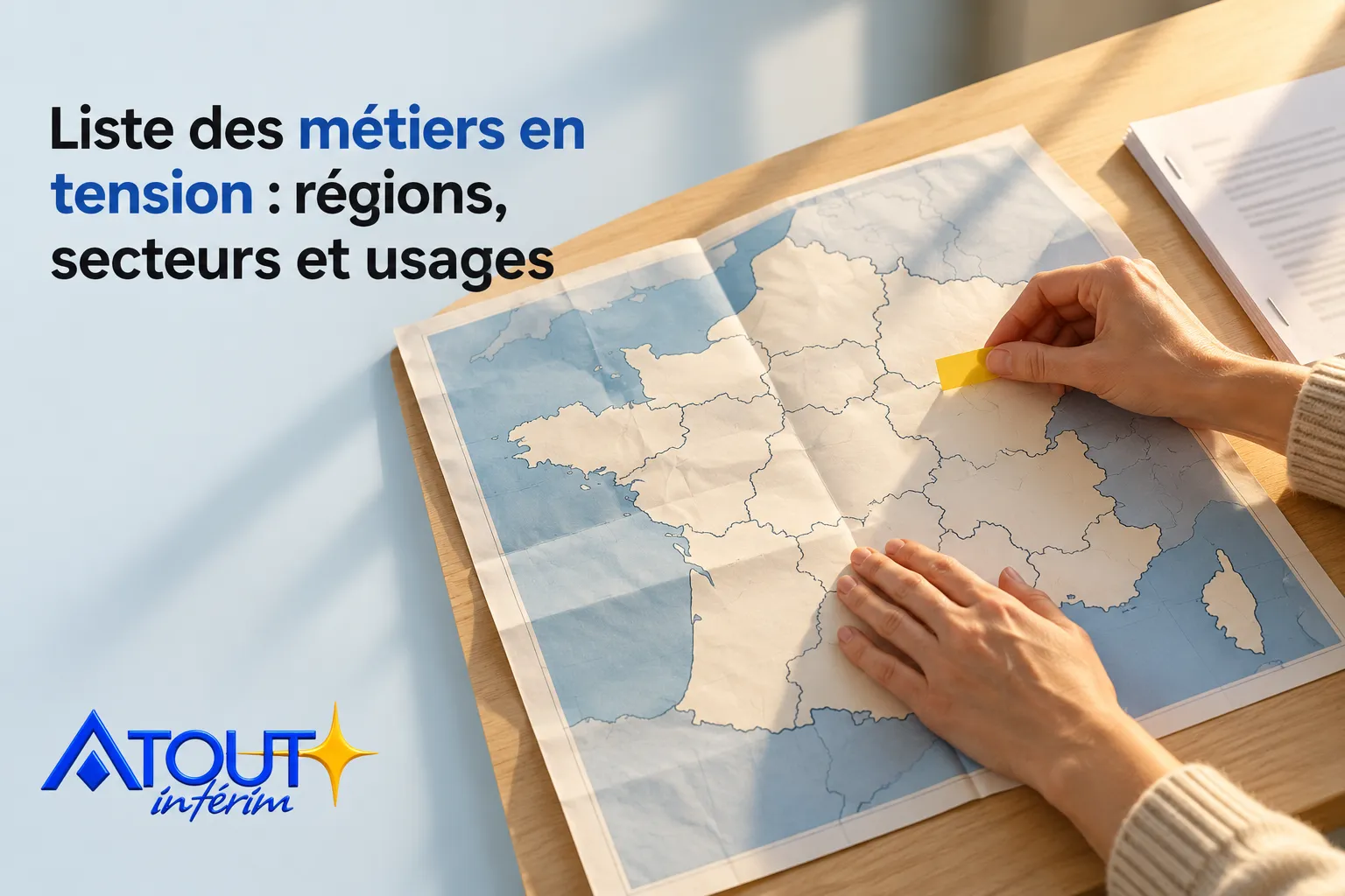 Liste des métiers en tension : régions, secteurs et usages